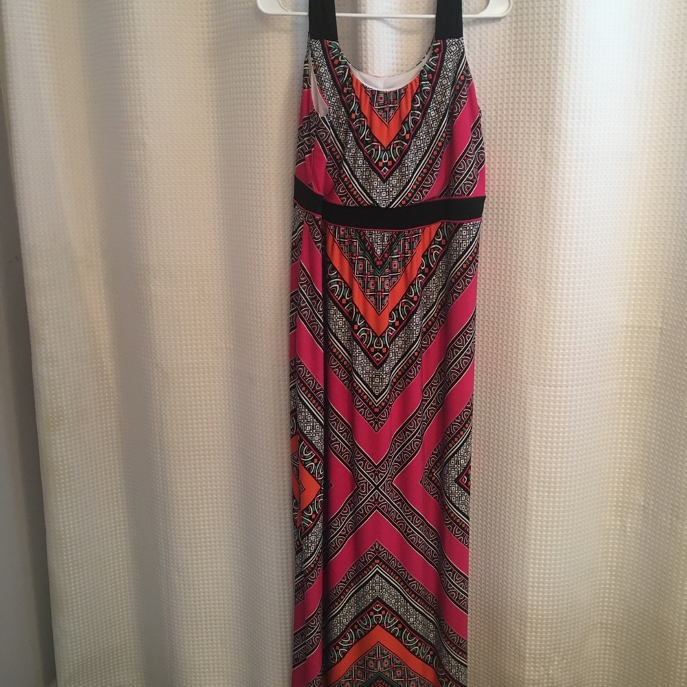 Catherine’s Tribal Maxi Dress, EUC, 14/16P